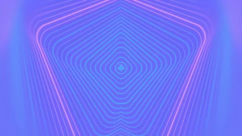 Digital loop animation with a moving geometric pattern. 3d rendering 4K Stock Footage 275011893