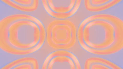 Digital loop animation of multi colored impossible shapes. 3d rendering 4K Stock Footage 237236040