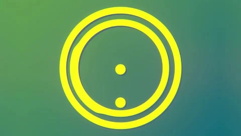 Digital loop animation of transformations of geometric shapes. 3d rendering 4K Stock Footage 290304363