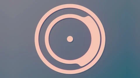 Digital loop animation of transformations of geometric shapes. 3d rendering 4K Stock Footage 292803961