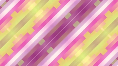 Digital loop animation using rectangles in a soft pastel palette. 3d rendering Stock Footage 317074691