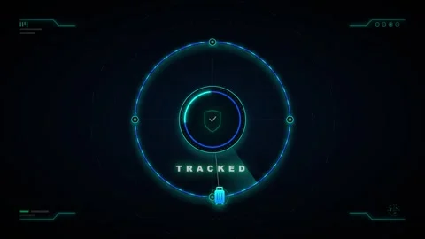 Digital luggage tracking hud interface: real-time airport security and bagg.. 库存影片 344852140