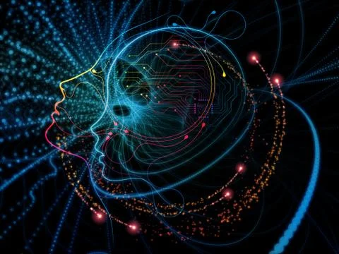 Digital Machine Consciousness イラスト素材