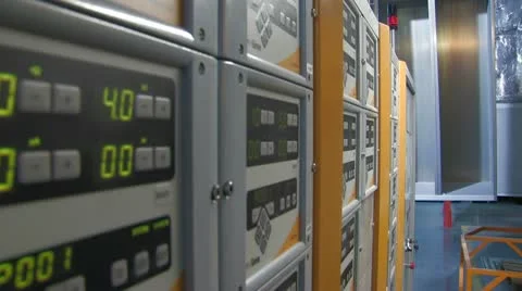 Digital machinery in factory Stock-Footage 8994705