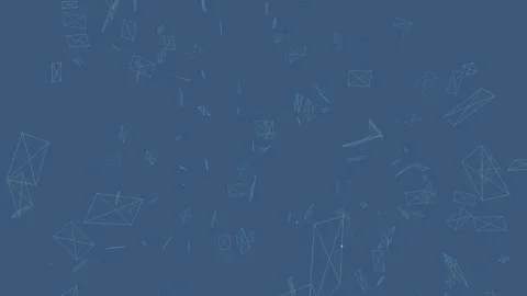Digital Mail And Communication Animation Background Video stock 343732937