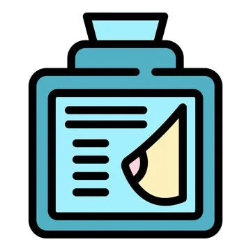 Digital mammogram icon vector flat Stock Illustration