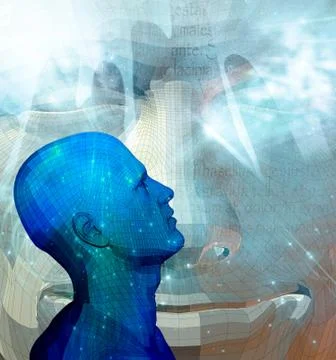 Digital Man Stock Illustration