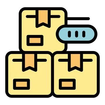 Digital management icon vector flat Stock Illustration