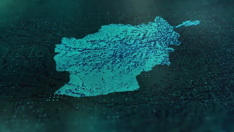 Digital-Map-of-Germany Stock Footage 326963094