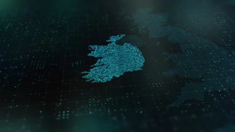 Digital-Map-of-Ireland Vidéo 326972879