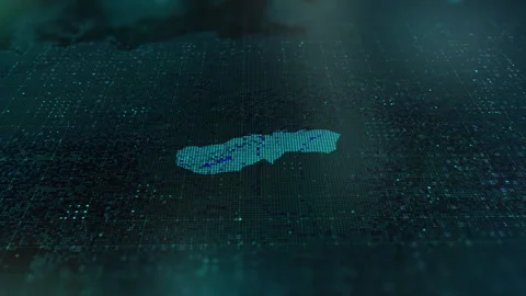 Digital-Map-of-Slovakia 動画素材 326970762