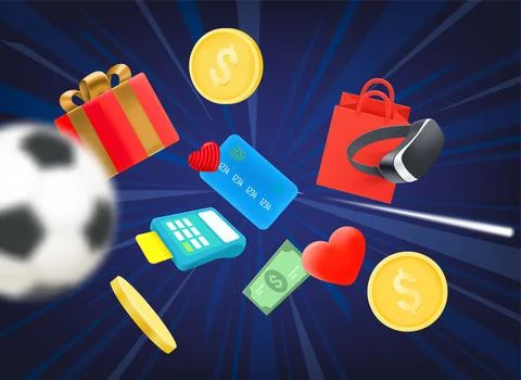 Digital marketing concept. 3d vector illustration Illustrazione stock