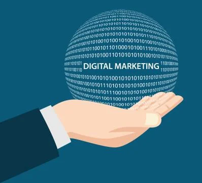 Digital Marketing Concept Stock Illustration