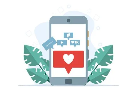 Digital marketing concept Stock Illustration