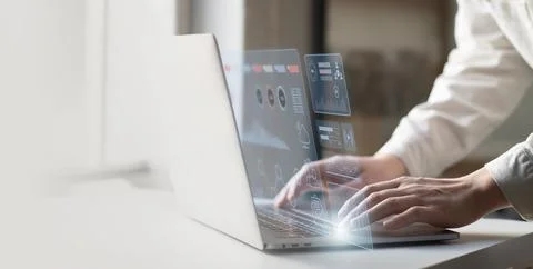 Digital marketing, Data analysis for performance and create insight report 写真素材