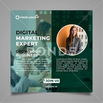 Digital Marketing Expert Flyer Design PSD Template