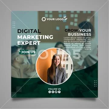 Digital Marketing Expert Flyer Design PSD-Vorlage