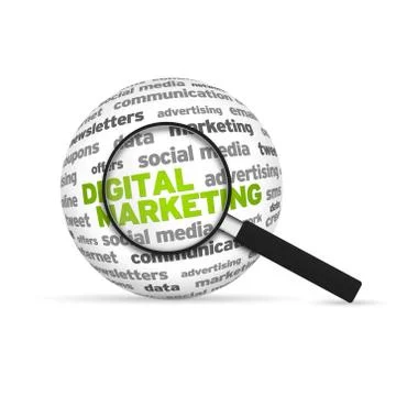 Digital marketing Stock Illustration