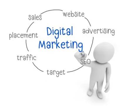 Digital marketing 스톡 일러스트