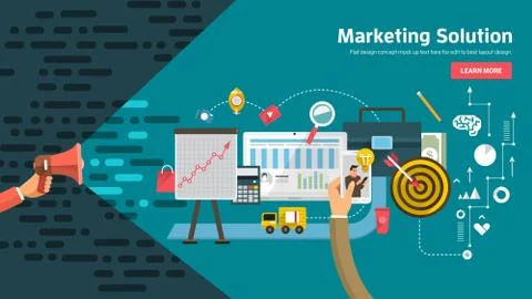 Digital Marketing Stock Illustration