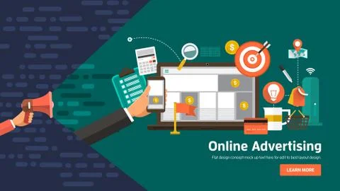 Digital Marketing Stock Illustration
