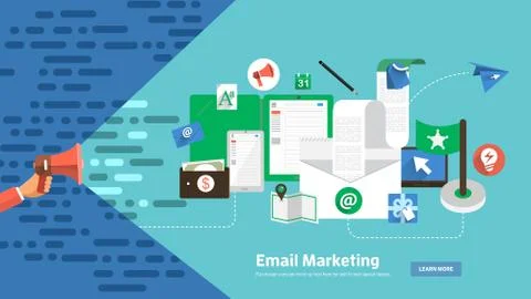 Digital Marketing Stock Illustration