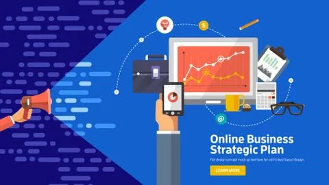 Digital Marketing Stock Illustration