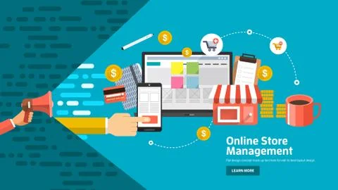 Digital Marketing Stock Illustration