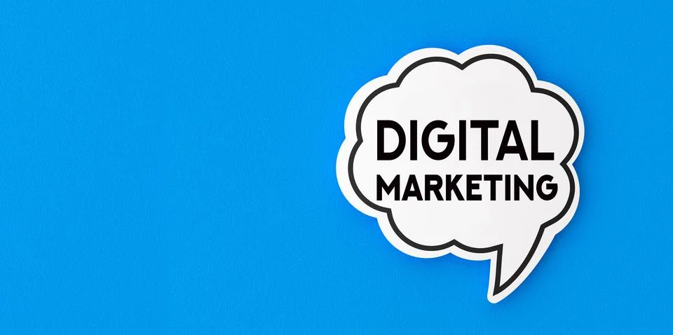 Digital Marketing Stock Illustration