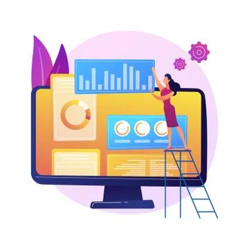 Digital marketing strategy vector concept metaphor Stock Illustration