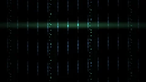 Digital matrix background with green light. Stock Footage 335512001