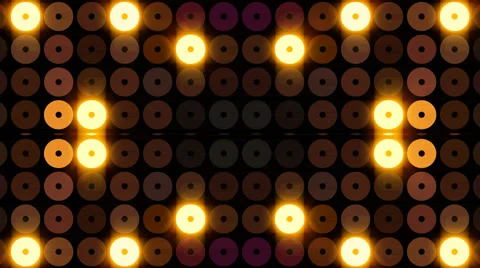 Digital matrix color round shape flicker Video stock 40792649