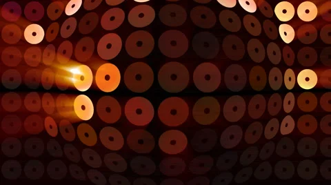 Digital matrix color round shape flicker Stock Footage 40828261