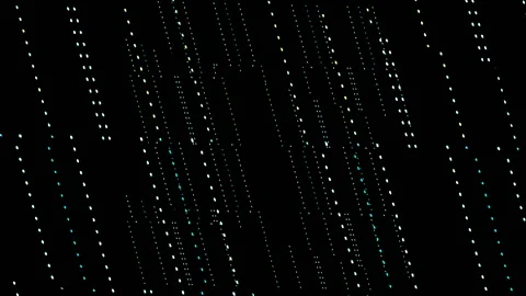 Digital matrix. Data center digital code futuristic information technology. Stock Footage 131809439