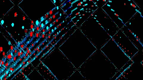 Digital matrix. Data center digital code futuristic information technology. Stock Footage 131809554