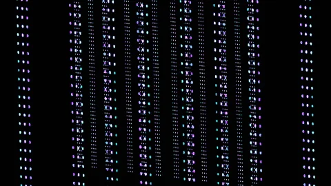 Digital matrix. Data center digital code futuristic information technology. Stock Footage 131809558