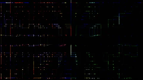 Digital matrix. Data center digital code futuristic information technology. Stock Footage 131810193