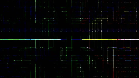 Digital matrix. Data center digital code futuristic information technology. Stock Footage 131810315
