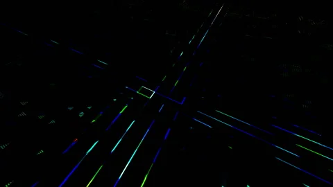 Digital matrix. Data center digital code futuristic information technology. Stock Footage 131810348