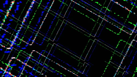 Digital matrix. Data center digital code futuristic information technology. Stock Footage 131810619