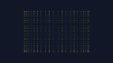 Digital matrix data flow visualization abstract network science tech backgrou Stockbeeldmateriaal 342523795