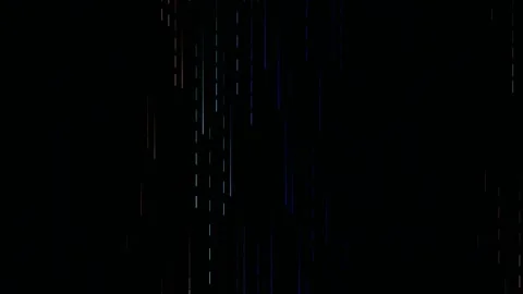 Digital matrix glitch rain abstract technological flowing data stream backg.. Stock Footage 342160894
