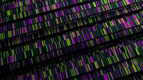 Digital Matrix Line Structure イラスト素材