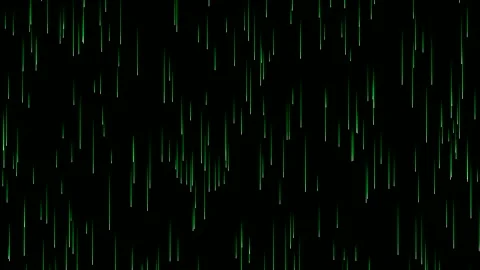Digital matrix rain falling animation background stock footage Stock-Footage 346150840