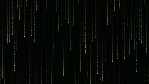 Digital matrix rain: Falling white streaks abstract tech code equalizer bac.. Stock Footage 341058534