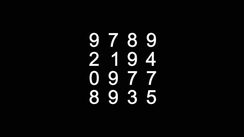 Digital matrix timer countdown 10-0 Stock Footage 199064683