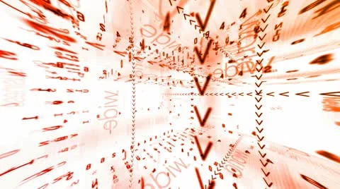 Digital Matrix Twist 4 Stock Footage 8961910