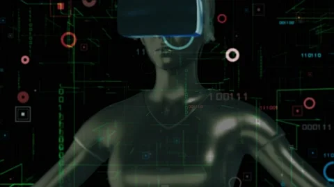 Digital Matrix VR 03 Stock Footage 165264642