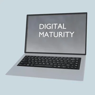 Digital Maturity concept Stock Illustration