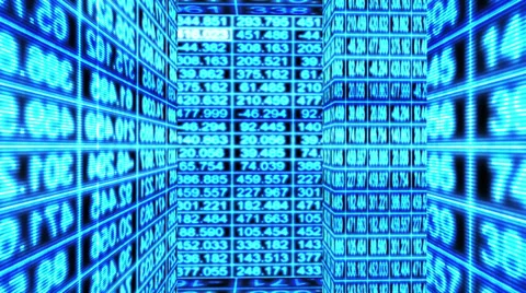 Digital Maze Data Storm 0408 - HD, 4K Stock Footage 37819230